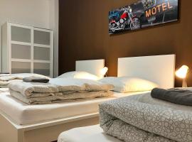 cosy three room apartment with flatscreen TV: Recklinghausen şehrinde bir otel