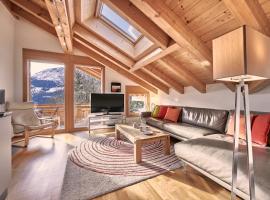 Chalet Bergfrieden Penthouse, hotell sihtkohas Wengen