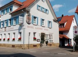 Hotel Anker, hotel with parking in Rottenburg