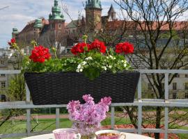 Castle View Boutique Apartment, hotel cerca de Castillo Real de Wawel, Cracovia