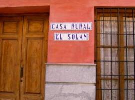 Casa Rural El Solan, hotel que accepta animals a Blanca