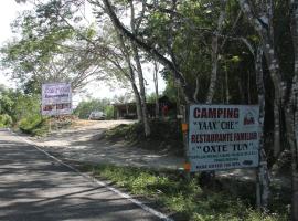 Campamento Yaax Che en Calakmul, kemping Conhuasban