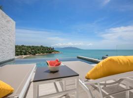 BEACHSIDE VILLA - B18 - at Bayside Luxury Villas Samrong Bay Beach, 4 BED 5 BATH, SEA & SUNSET VIEWS, only 200m walk to the Beach, hotel v destinaci Choeng Mon pláž