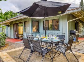 Sea Turtle Cottage, villa em Princeville