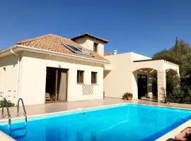 Amathousia Villa with private pool and sea view