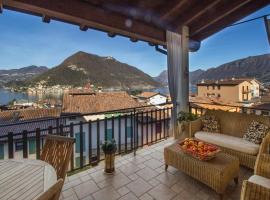 ROMANTIC LAKE VIEW HOUSE, apartament din Sulzano