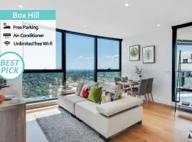 KOZYGURU Box Hill DESIGNER HOME WITH VIEW 1 BED FREE PARKING VBH850