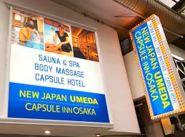 Capsule Inn Osaka (Male Only): Osaka'da bir otel