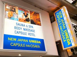 Capsule Inn Osaka (Male Only), hylkjahótel í Osaka