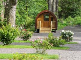 Posh Pod, campsite in Tyndrum