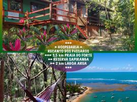 Recanto dos Passaros, B&B in Praia do Forte