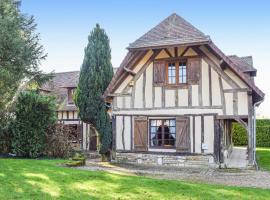 4 Bedroom Beautiful Home In Bosroumois, hotel with parking in Bosnormand