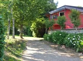 la casa rossa nel bosco