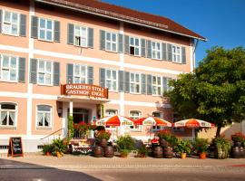 Brauereigasthof Engel, hotel v destinaci Isny im Allgäu