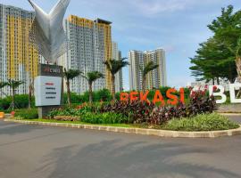 The Springlake and View Summarecon Bekasi Studio MDN Furnish and WiFi: Bekasi şehrinde bir ucuz otel