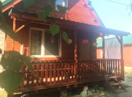 Domki na łowisku Admar w Dąbiu Lubuskim、Dąbieのシャレー