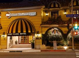 Best Western Plus Sunset Plaza Hotel, hotel near Robertson Boulevard, Los Angeles