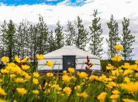 Náttúra Yurtel, hotell sihtkohas Haukadalur huviväärsuse Geysir lähedal