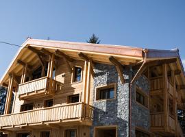 Kalnu kotedža Chalet sur les monts Morzine pilsētā Monrijona