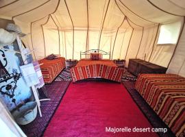 Majorelle Desert Camp, luxury tent in Zagora