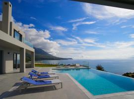 Luxury Villas Kefalonia，Trapezaki的海濱度假屋