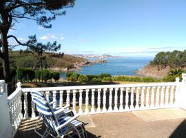 La Coruña, Mera apartamento con vistas espectaculares, nastanitev ob plaži v mestu A Coruña