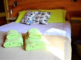 El cabañon del cuervo, chata v destinaci Punta del Diablo