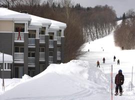Ski-in, ski-out chaleureux studio loft au pied des pistes de ski, hotel in Stoneham