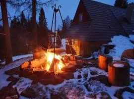 Bacówka w sercu gór - dom z bali w Gorcach