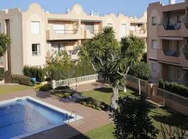 AT015 Piscina y aparcamiento, a 7 min de la playa La Paella