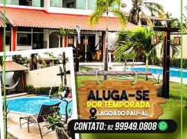Casa de temporada, Lagoa do Pau Coruripe-AL, hotel a Coruripe