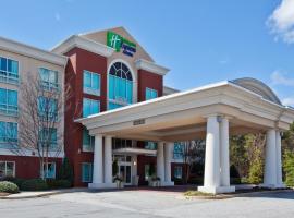 Holiday Inn Express Hotel & Suites Greenville-I-85 & Woodruff Road, an IHG Hotel, hotelli kohteessa Greenville lähellä maamerkkiä Roper Mountain Science Center