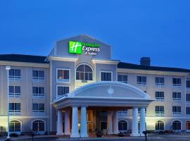 Holiday Inn Express Rockford-Loves Park, an IHG Hotel, hotel s parkiralištem u gradu 'Loves Park'
