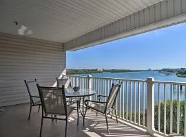 Large Balcony and Water Views Indian Shores Condo!