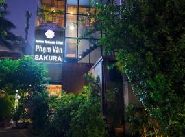 Phạm Vân Sakura Hotel, khách sạn gần Trung tâm mua sắm AEON MALL Bình Dương Canary, Thuận An