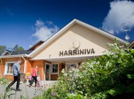 Mājdzīvniekiem draudzīga viesnīca Harriniva Adventure Resort Cabins pilsētā Muonio