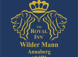 The Royal Inn Wilder Mann Annaberg, viešbutis mieste Anabergas-Būchholcas