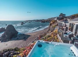 Seamist Beach Cottage, Private Beach & Ocean views, hotel v destinaci Bodega Bay