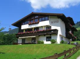 Gästehaus Hofer, habitación en casa particular en Brixen im Thale