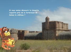 Chouette coquette, camera con cucina a Salses-le-Château