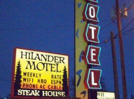 Hilander Motel, hotel con parking en Mountain Home
