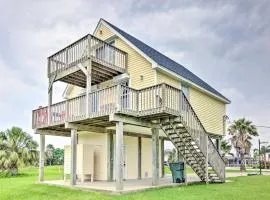 < 1 Mi to Beach! Waterfront Galveston Bay Retreat