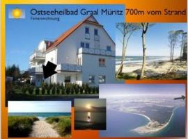 Ferienwohnung 700m vom Strand، فندق في غرال موريتز