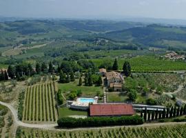 Agriturismo Le Pianore, hotel amb piscina a Montespertoli