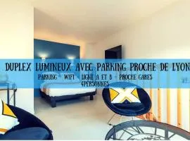 Duplex coquet avec PARKING proche centre-ville de Lyon