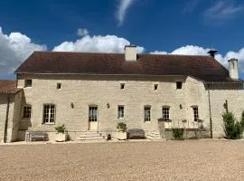 Farmhouse in a working winery with vineyard views