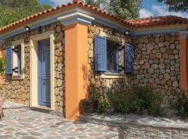 Traditional stone house by the sea.