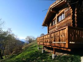 Comfortable chalet in the heart of nature, calm and peaceful, aluguel de temporada em Saint-Luc