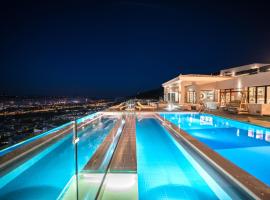 Villa Kedria with a panoramic ocean view, ξενοδοχείο στη Σούδα