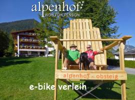 Alpenhof Wohlfühlpension, hotel Obsteigben